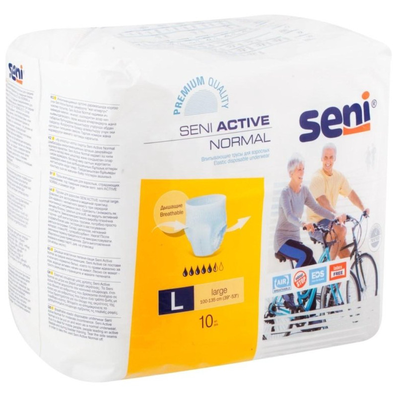 Трусы Active Normal размер L по 30 шт